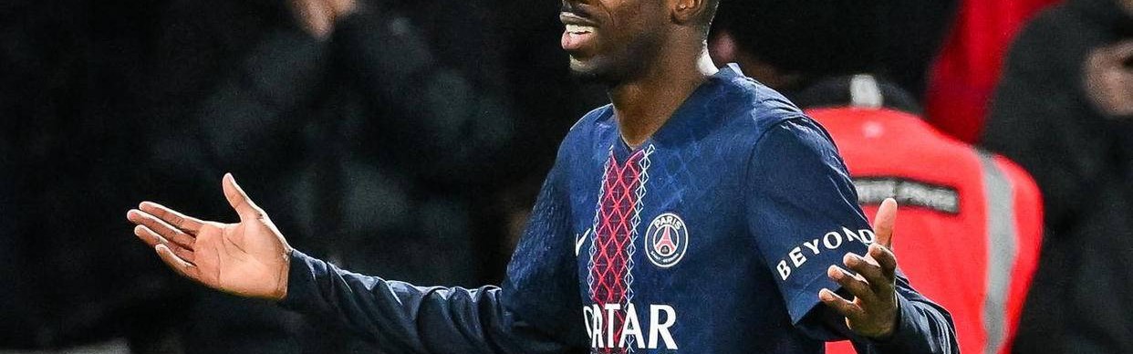 登贝莱梅开二度助巴黎圣日耳曼3-1取胜，豪取四连胜稳居法甲榜首